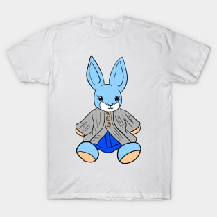 Old blue bunny with gray outfit T-Shirt